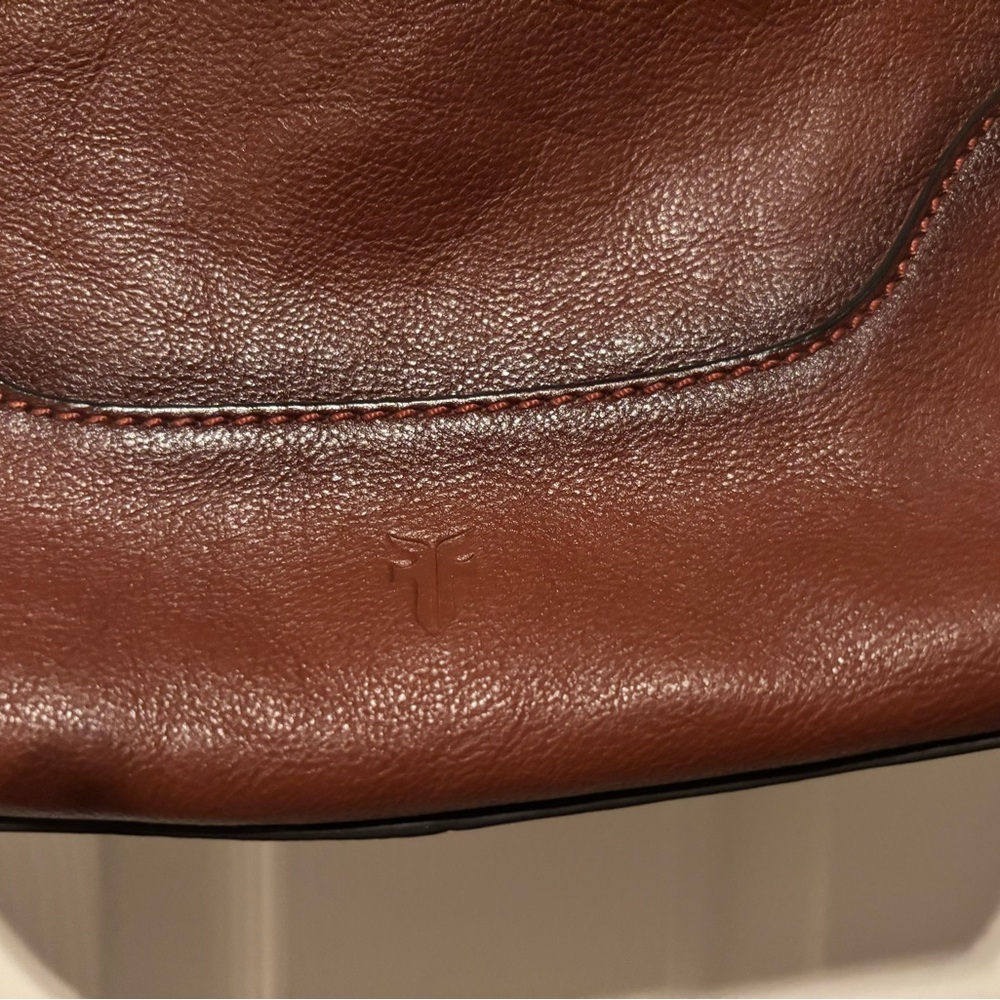 NWT Frye Brown Genuine Leather Shoulder Bag - Picture 4 of 8